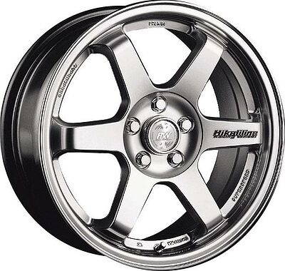 Racing Wheels H-224 6.5x15 4x114.3 ET 40 Dia 73.1 TI/HP