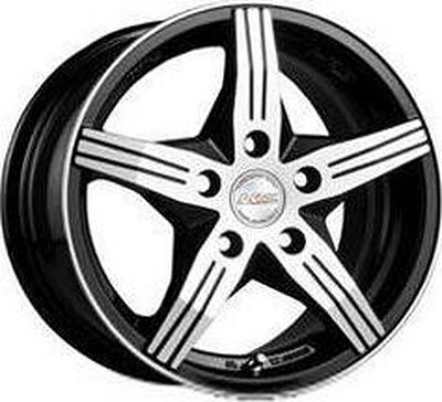 Racing Wheels H-458 6.5x15 5x105 ET 35 Dia 56.6 BK F/P