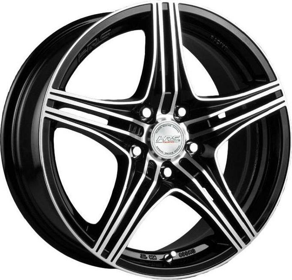 Racing Wheels H-464 6.5x15 4x114.3 ET 35 Dia 67.1 BK F/P