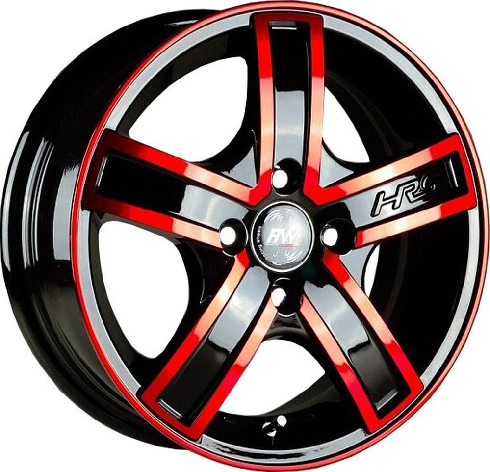 Racing Wheels H-412 6.5x15 5x112 ET 35 Dia 66.6 BK-ORD F/P