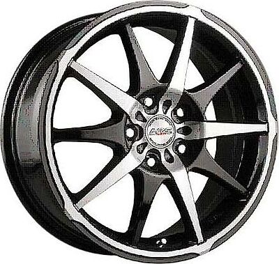 Racing Wheels H-415 7x17 5x100 ET 45 Dia 67.1 BK F/P