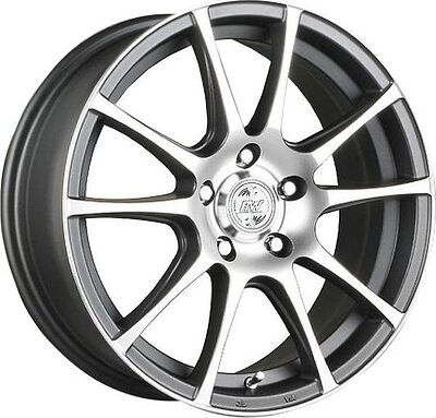 Racing Wheels H-596 6.5x15 4x100 ET 45 Dia 67.1 BK F/P