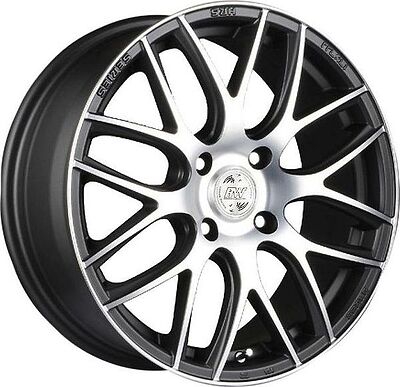 Racing Wheels H-713 6.5x15 4x98 ET 35 Dia 58.6 BK F/P
