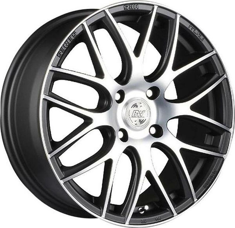 Racing Wheels H-713 6.5x15 4x100 ET 45 Dia 67.1 BK F/P