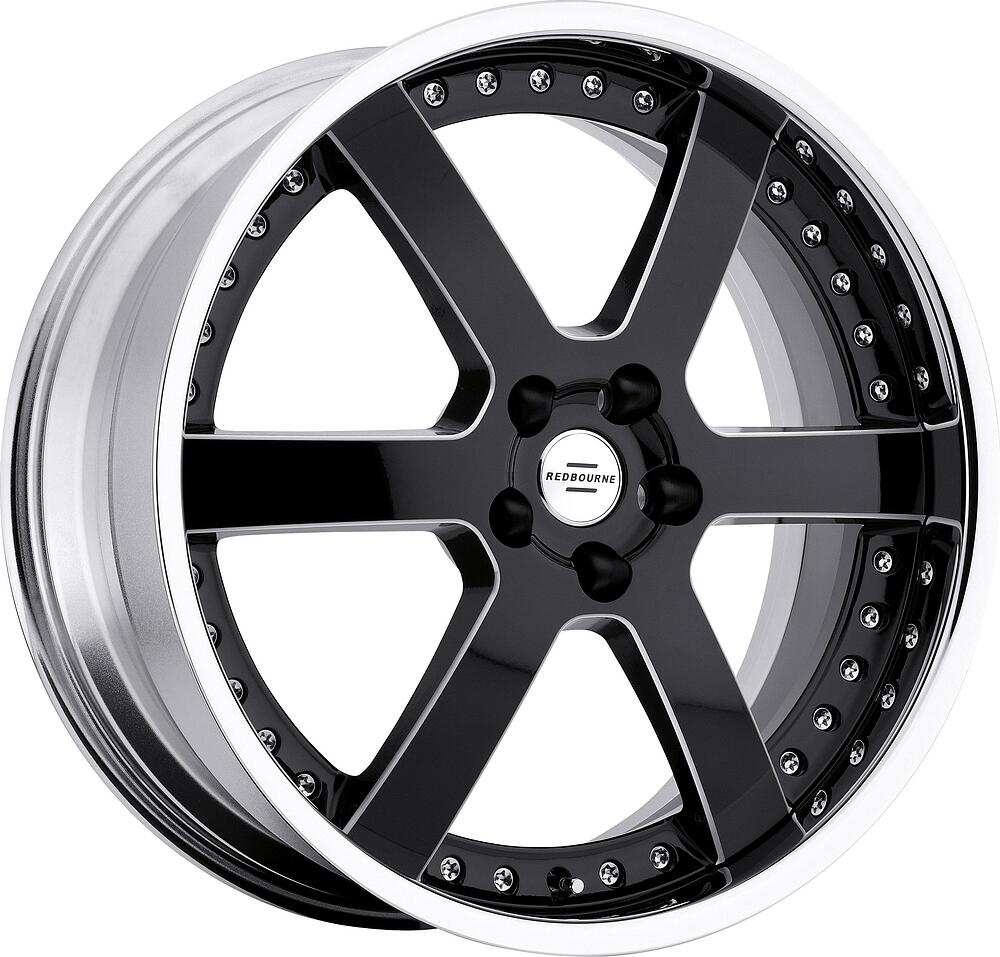 Redbourne Knight 9.5x20 5x120 ET 32 Dia 72 Chrome