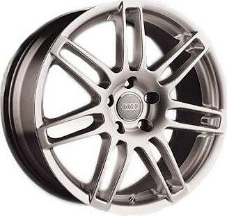 Replica AU6 8x19 5x112 ET 42 Dia 57.1 silver