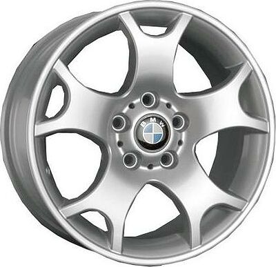 Replica B43 7.5x17 5x120 ET 48 Dia 72.6 silver