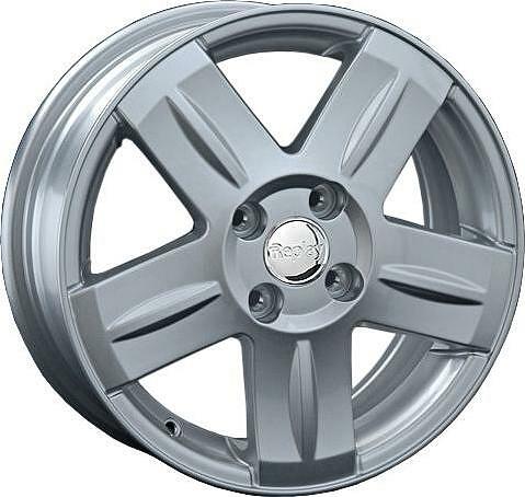 Replica GN107 5.5x14 4x100 ET 39 Dia 56.6 silver