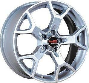 Replica FD28 7.5x17 5x108 ET 52.5 Dia 63.4 silver