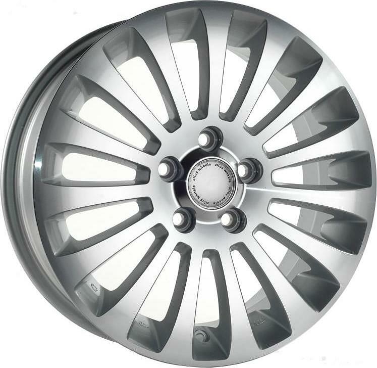 Replica FO5 7.5x17 5x108 ET 55 Dia 63.3 silver