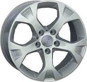 Replica H88 7.5x17 5x120 ET 45 Dia 64.1 silver