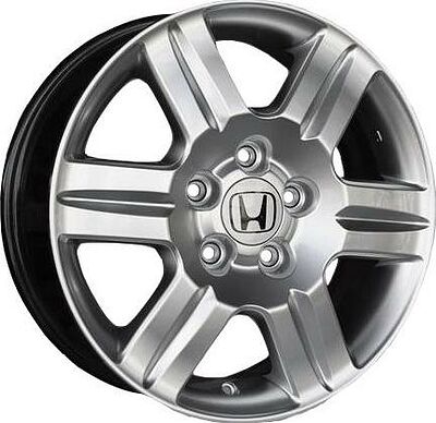 Replica HO1 6x16 5x114.3 ET 55 Dia 64.1 silver