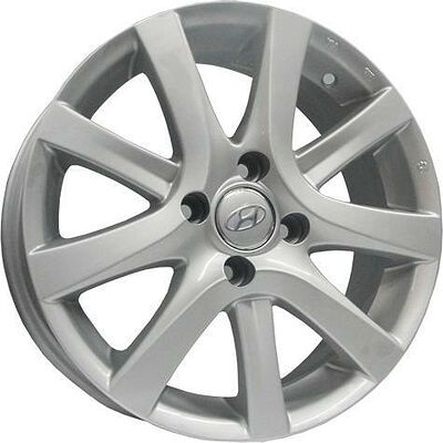 Replica HY66 6x15 4x100 ET 48 Dia 54.1 silver