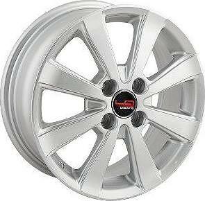 Replica Ki46 6x16 5x114.3 ET 48 Dia 67.1 silver