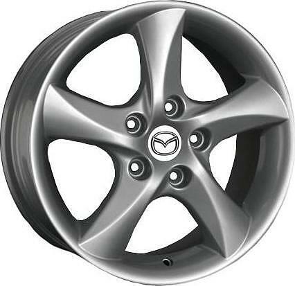 Replica MZ1 7x16 5x114 ET 55 Dia 67.1 silver