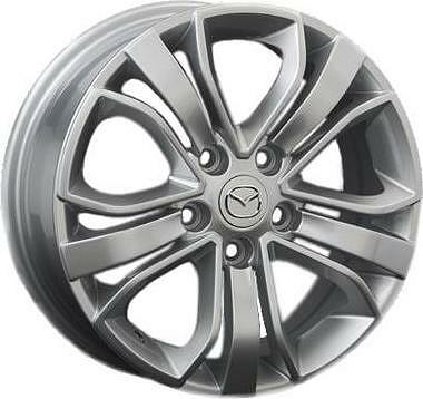 Replica MZ14 6.5x17 5x114.3 ET 52.5 Dia 67.1 silver