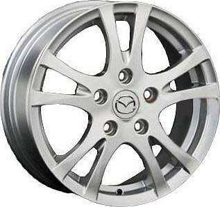 Replica MZ25 6x15 5x114.3 ET 52 Dia 67.1 silver