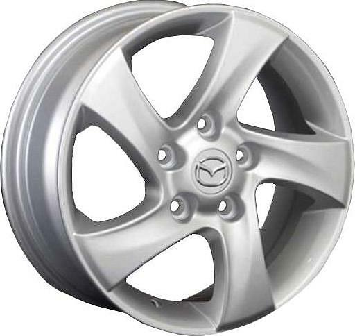 Replica MZ9 6x15 5x114.3 ET 52 Dia 67.1 silver
