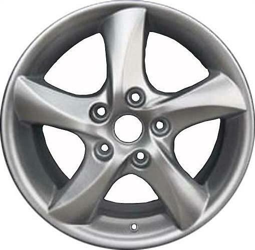 Replica P1044 7x17 5x114.3 ET 48 Dia 67 silver