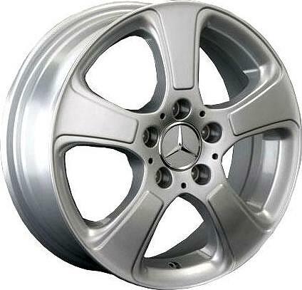 Replica MB41 6x16 5x112 ET 46 Dia 66.6 silver