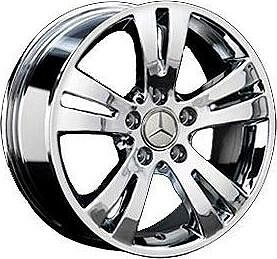 Replica MB57 7x16 5x112 ET 38 Dia 66.6 silver