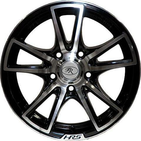 Replica FR411 6.5x15 4x100 ET 35 Dia 73.1 BK/FP