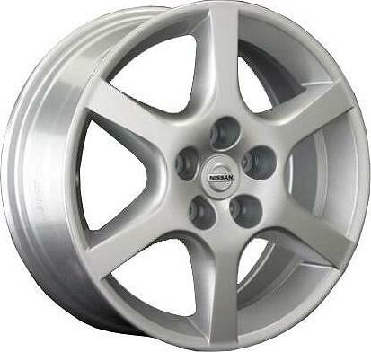 Replica NS15 7.5x18 5x114.3 ET 40 Dia 66.1 silver