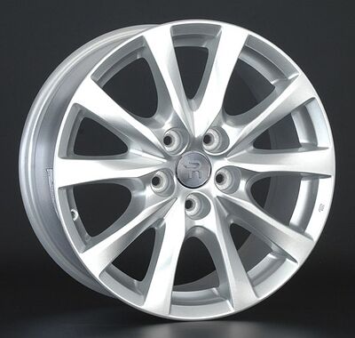 Replica NS182 7.5x17 5x114.3 ET 50 Dia 65.1 silver