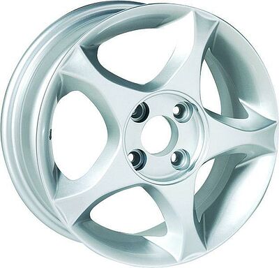 Replica RE501 5.5x14 4x100 ET 43 Dia 60.1 Silver