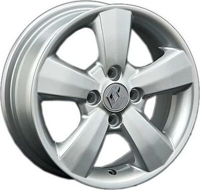 Replica RN106 5.5x14 4x100 ET 43 Dia 60.1 silver