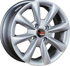 Replica RN24 5.5x14 4x100 ET 45 Dia 60.1 silver
