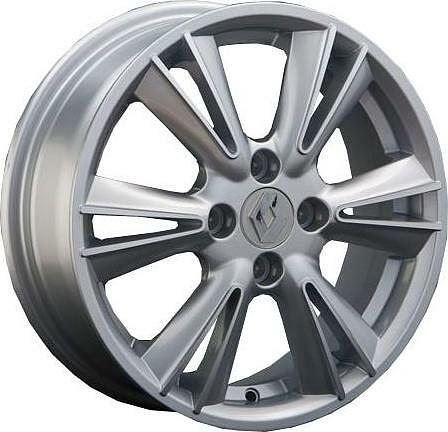 Replica RN76 6x15 4x100 ET 43 Dia 60.1 silver