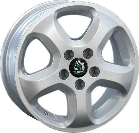 Replica SK9 5.5x14 5x100 ET 35 Dia 57.1 silver