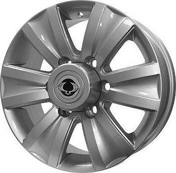 Replica 6619 7x16 6x139.7 ET 43 Dia 108 silver