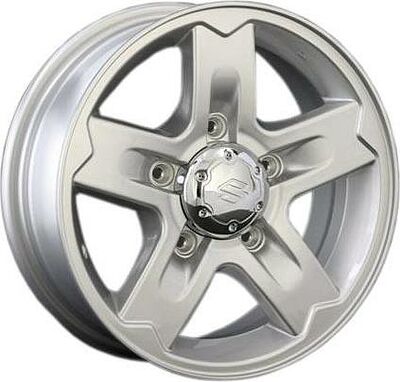 Replica SZ2 6x16 5x114.3 ET 50 Dia 60.1 silver