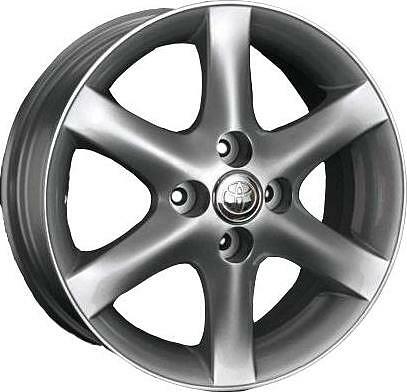 Replica TY12 6x15 4x100 ET 45 Dia 60.1 silver