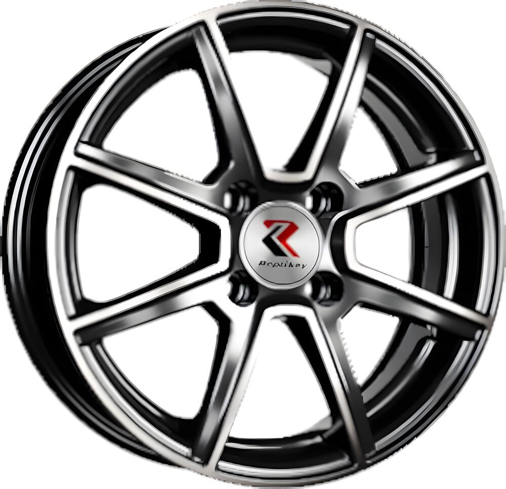 RepliKey Logan K101 5.5x14 4x100 ET 43 Dia 60.1 BK/FP