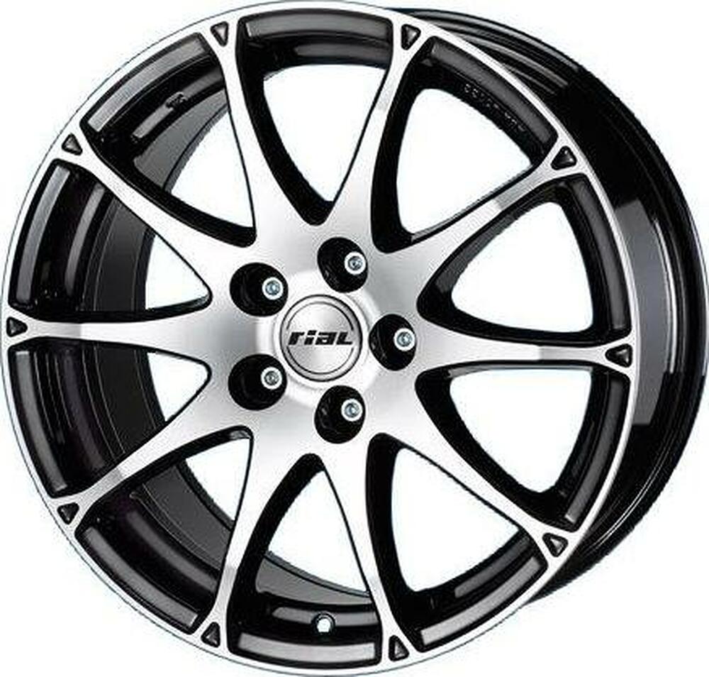 Rial Bari 7.5x16 5x112 ET 48 Dia 70.1 diamond-black front polished