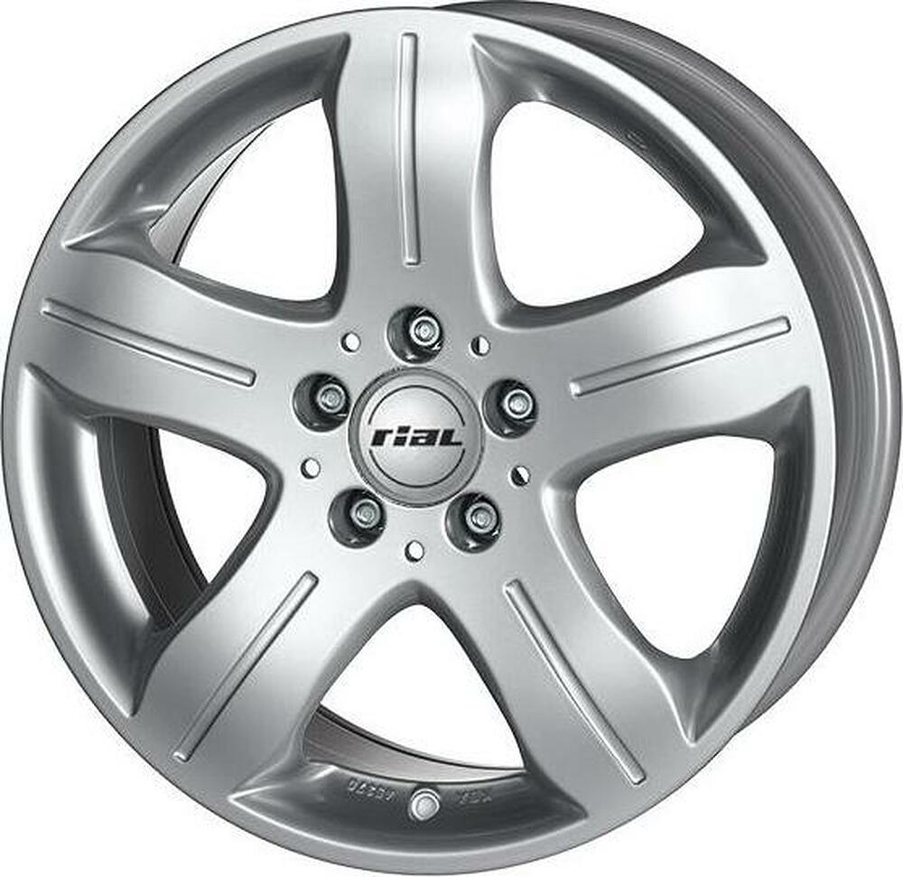 Rial DF 7.5x16 5x112 ET 35 Dia 66.5 polar silber