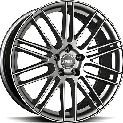 Rial KiboX 9x20 5x112 ET 43 Dia 66.5 Metal Grey