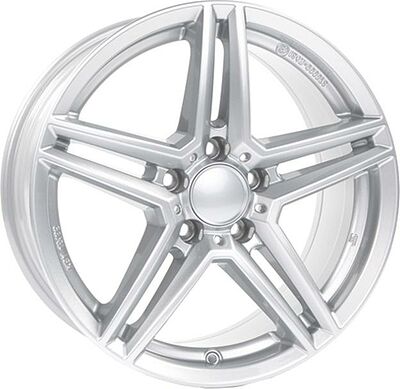 Rial M10X 8.5x20 5x112 ET 29 Dia 66.5 polar silver