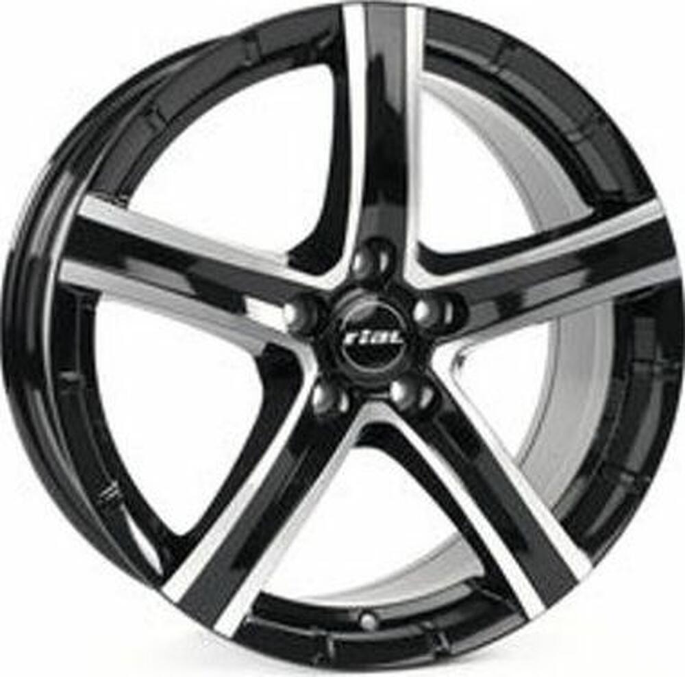 Rial Quinto 7x16 5x100 ET 38 Dia 57 Diamant black front polished