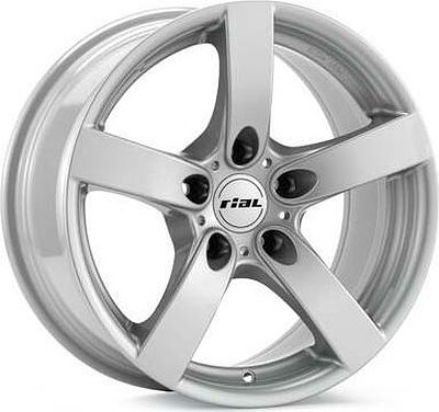 Rial Salerno 7.5x17 5x120 ET 34 Dia 72.5 polar silver