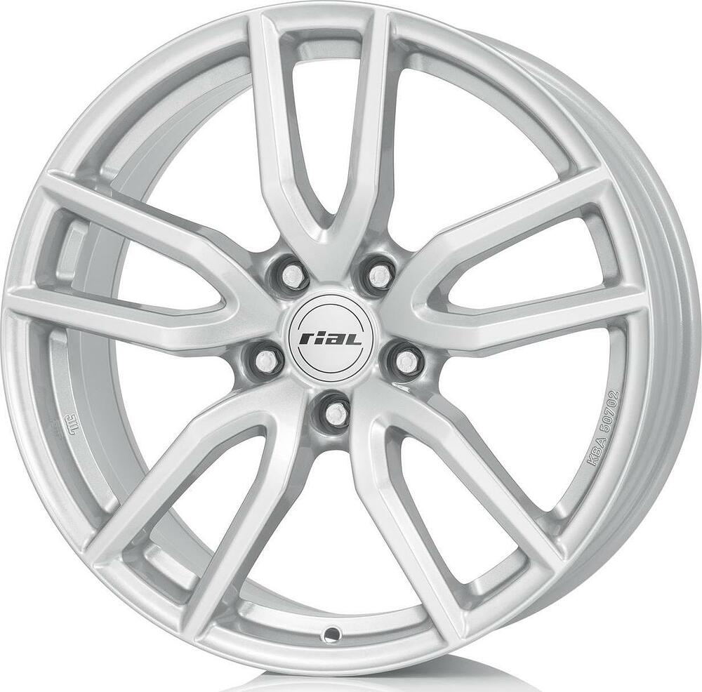 Rial Torino 8x18 5x112 ET 45 Dia 70.1 Polar Silver