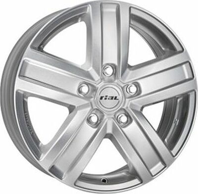 Rial Transporter 5 7x17 5x112 ET 55 Dia 66.5 Polar Silver