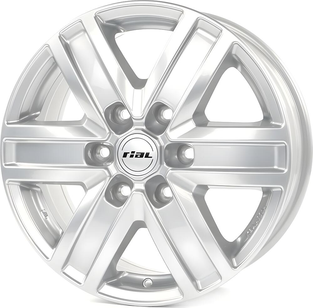 Rial Transporter 6 7x17 6x139 ET 22 Dia 100 Polar Silver
