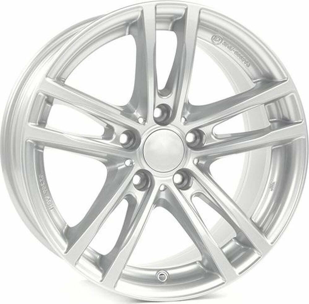 Rial X10 7x18 5x112 ET 22 Dia 66.5 polar silver
