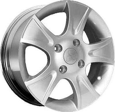 Roner RN1806 6x15 4x114.3 ET 46 Dia 67.1 silver