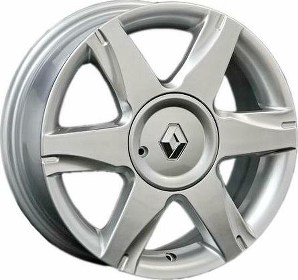 Roner RN2307 6x15 4x100 ET 50 Dia 60.1 silver