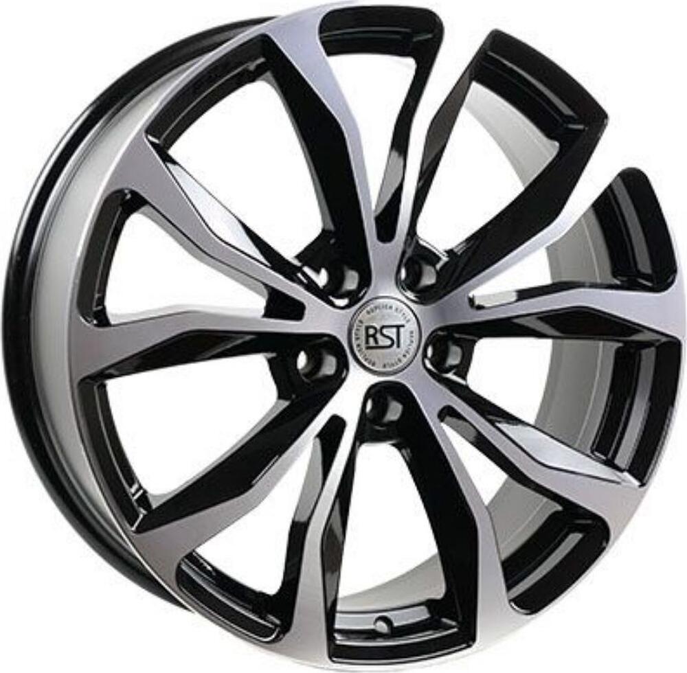 RST R009 7.5x19 5x100 ET 30 Dia 57.1 BK/FP